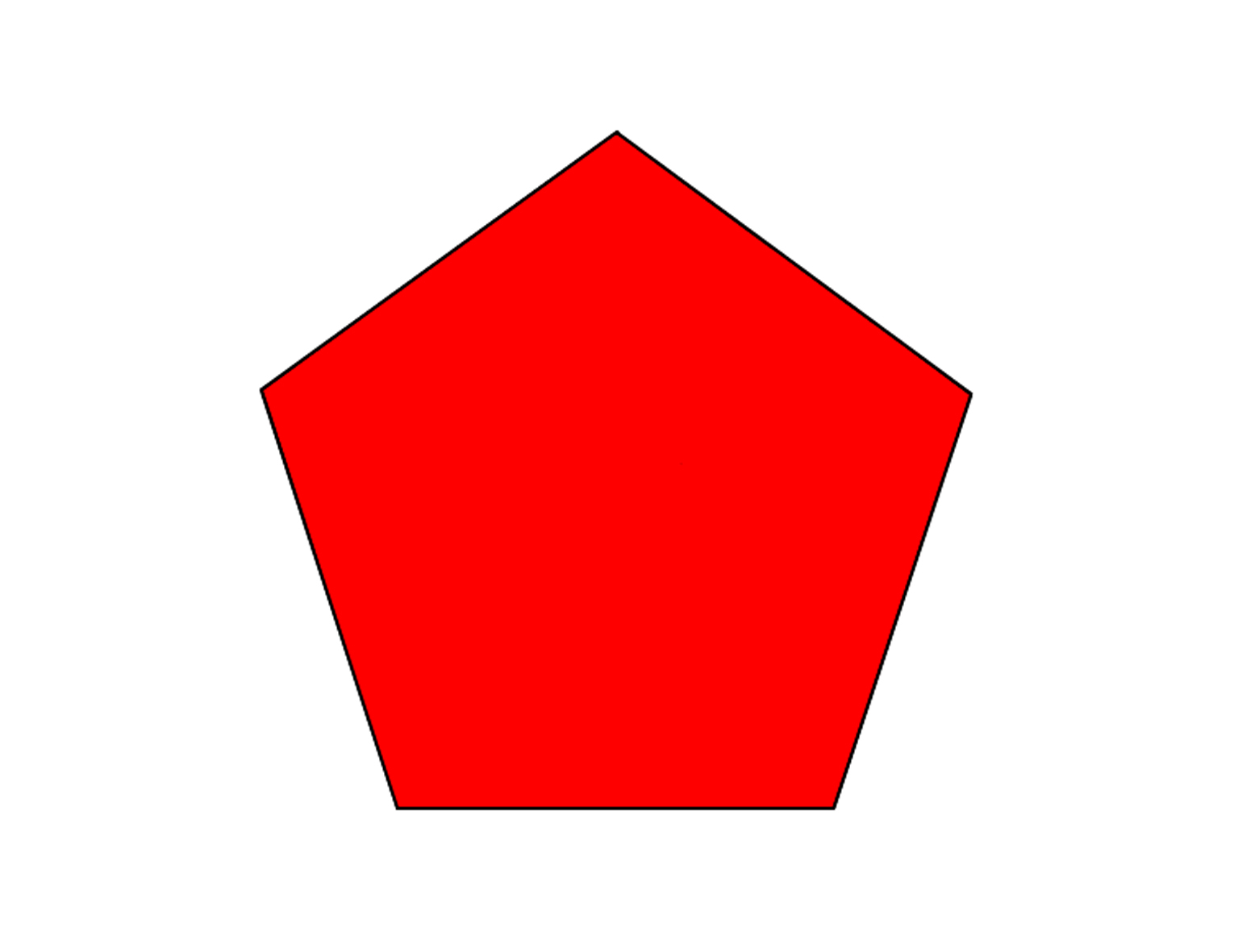 Фигура пятиугольник